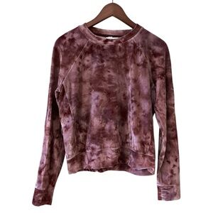 Lululemon Velour Warm Down Crew Size 8 Purple Pink